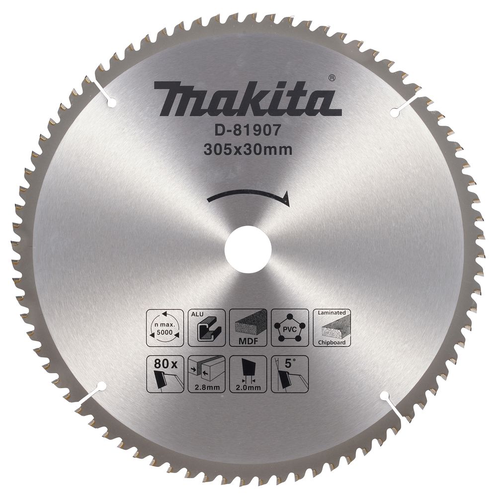 Пильный диск по мультиматериалу Makita D-81907, 305х30х2 мм