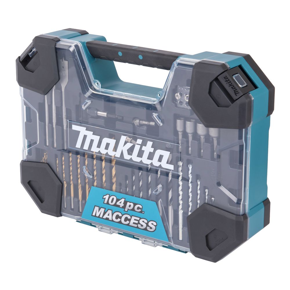 Набор ручного инструмента и оснастки Makita MACCESS E-22604, 104 шт., в кейсe