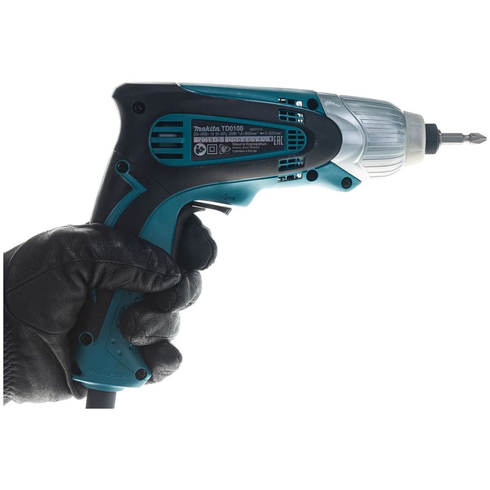 Ударный шуруповерт Makita TD0100, 230 Вт, 100 Нм, 3200 уд/мин