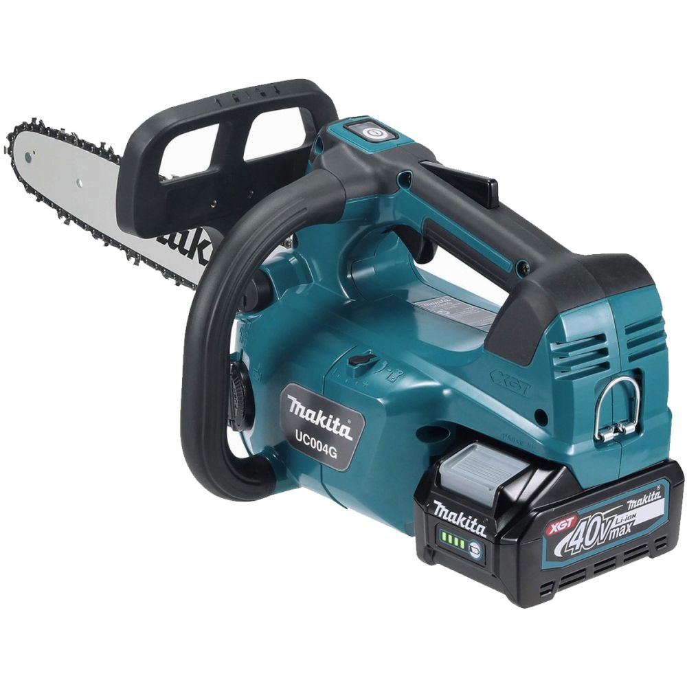 Аккумуляторная цепная пила Makita UC004GM101, 40 В, 35 см, с АКБ 4 Ач и ЗУ