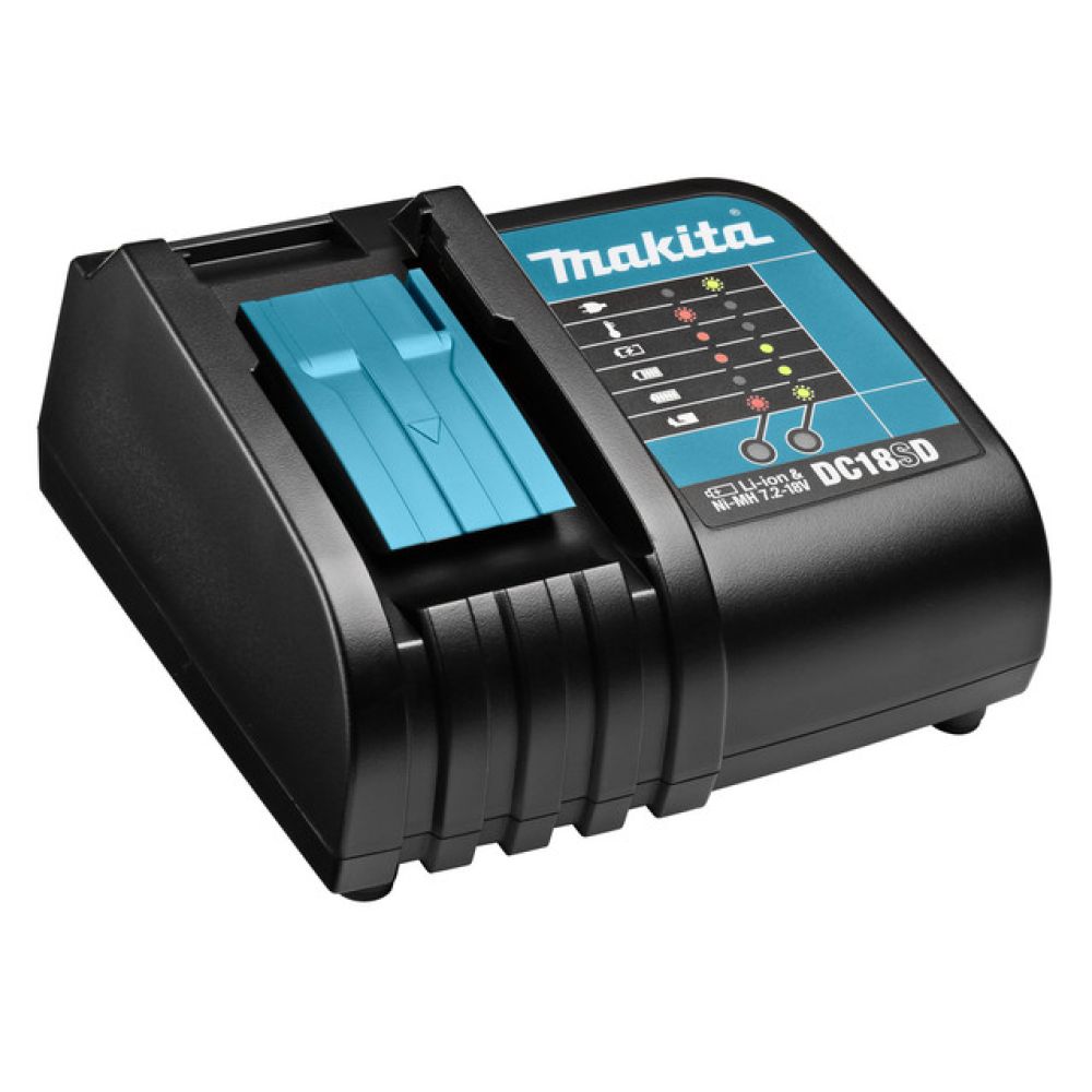 Зарядное устройство Makita DC18SD, 7.2-18 В, 2.6 А (630881-4)