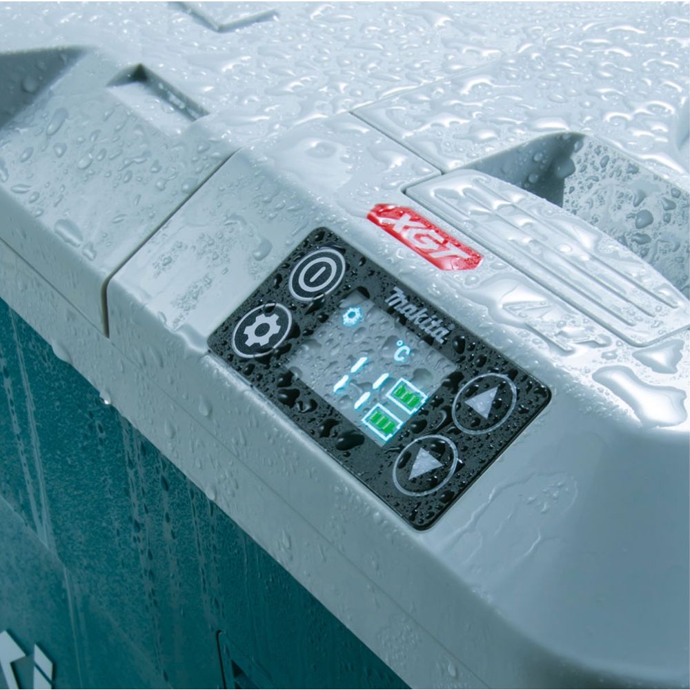 Аккумуляторный холодильник с подогревом Makita, c возможностью работы от сети, 50 л, без АКБ и ЗУ, CW002GZ01