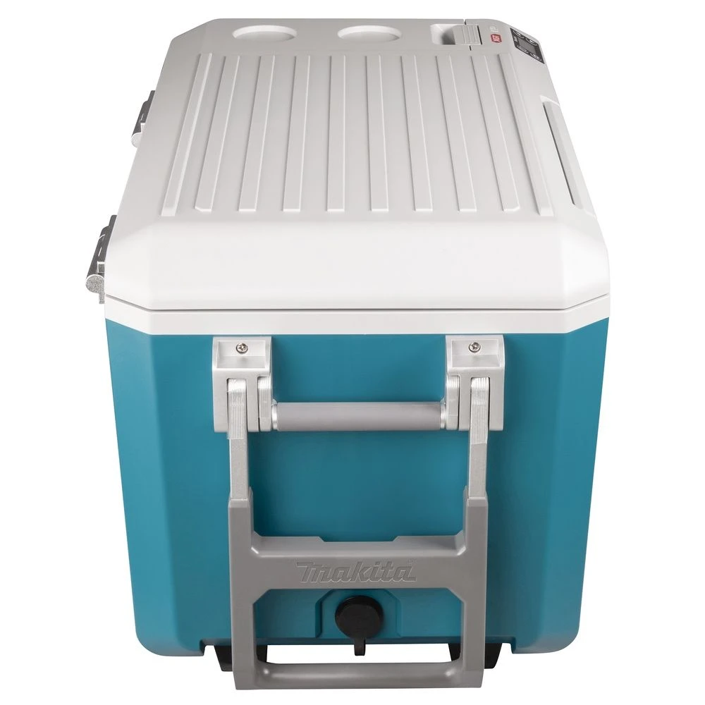 Аккумуляторный холодильник Makita CW002GZ01, с функцией подогрева и возможностью работы от сети, 18/40 В, 50 л, без АКБ и ЗУ