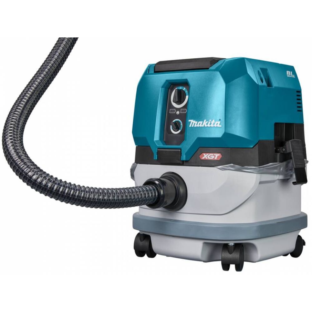 Набор Makita: аккумуляторный пылесос VC001GLZ, 8 л, 3.2 м³/мин + аккумулятор BL4040, 40 В, 4 Ач + быстрое зарядное устройство DC40RA, PT990
