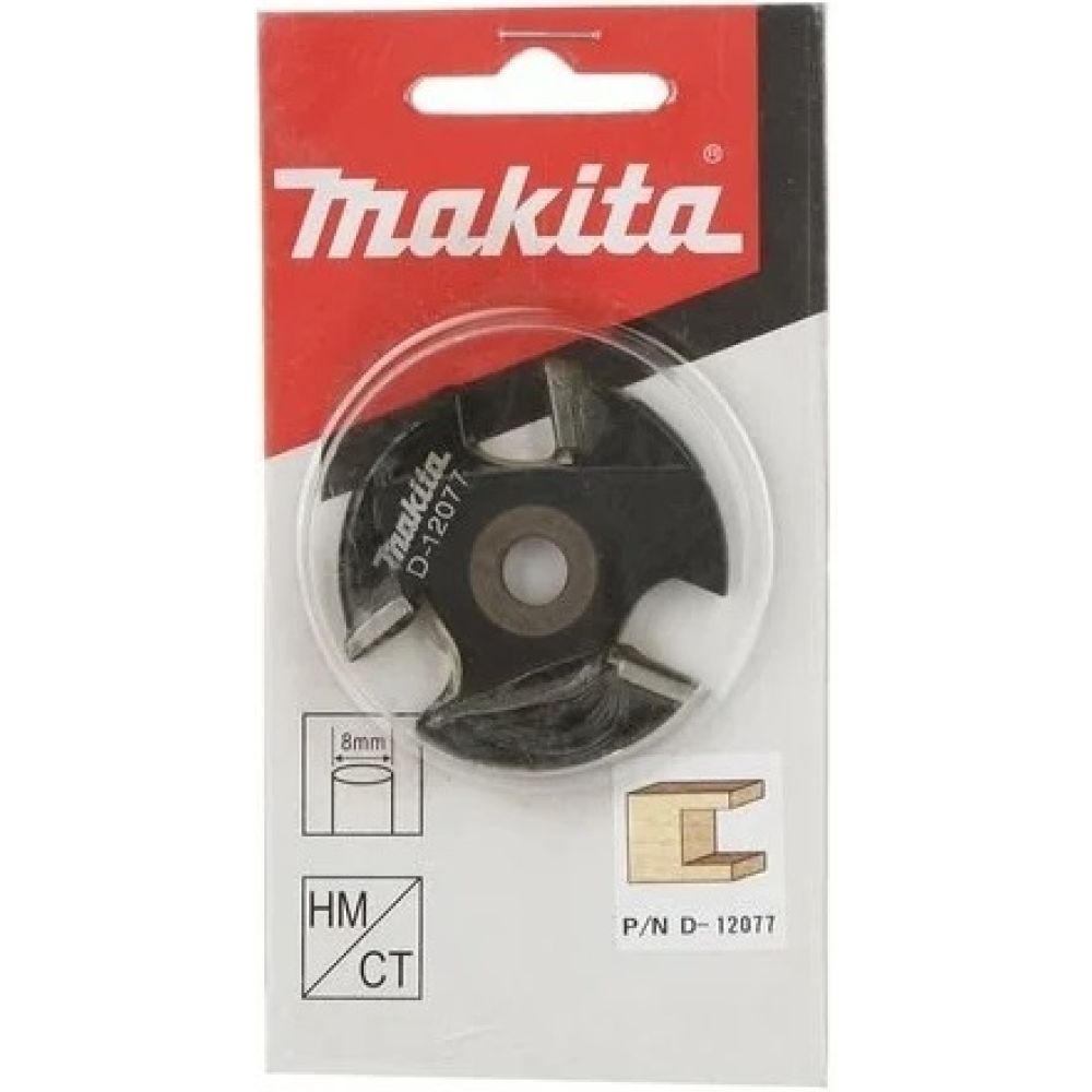 Фреза пазовая дисковая без стержня Makita 47, 6х5x8х3Т, D-12077