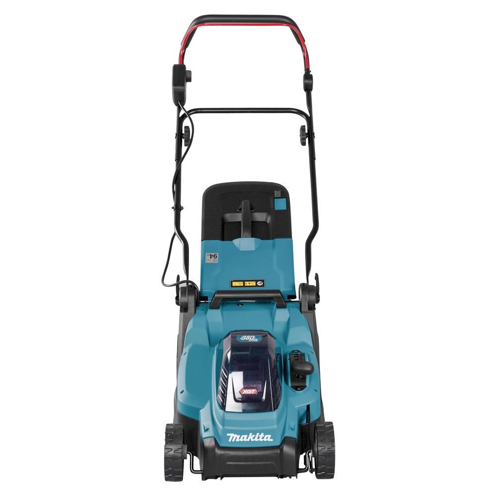 Аккумуляторный набор садовой техники Makita, 40 В: газонокосилка LM003 + триммер UR002, с АКБ 4 Ач и ЗУ