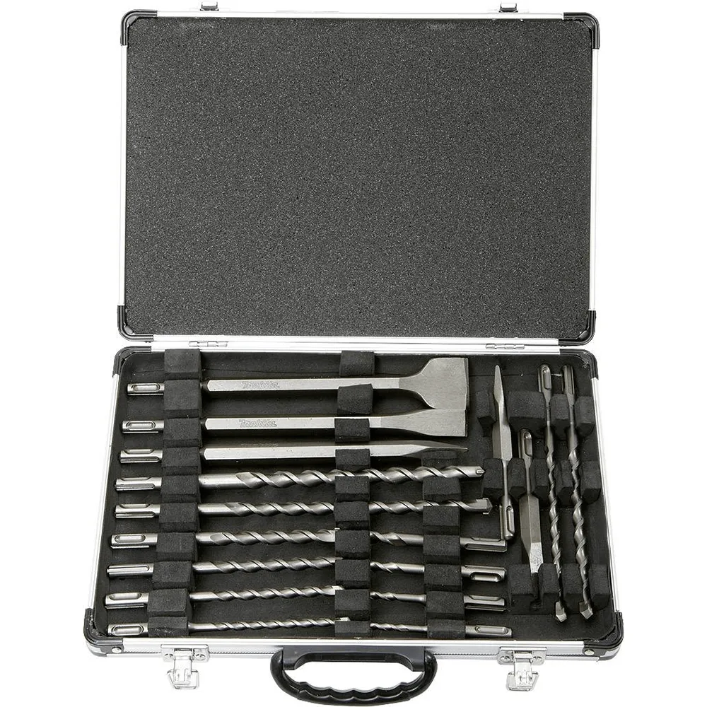 Набор буров и долот Makita, SDS-Plus, 17 шт., D-42444