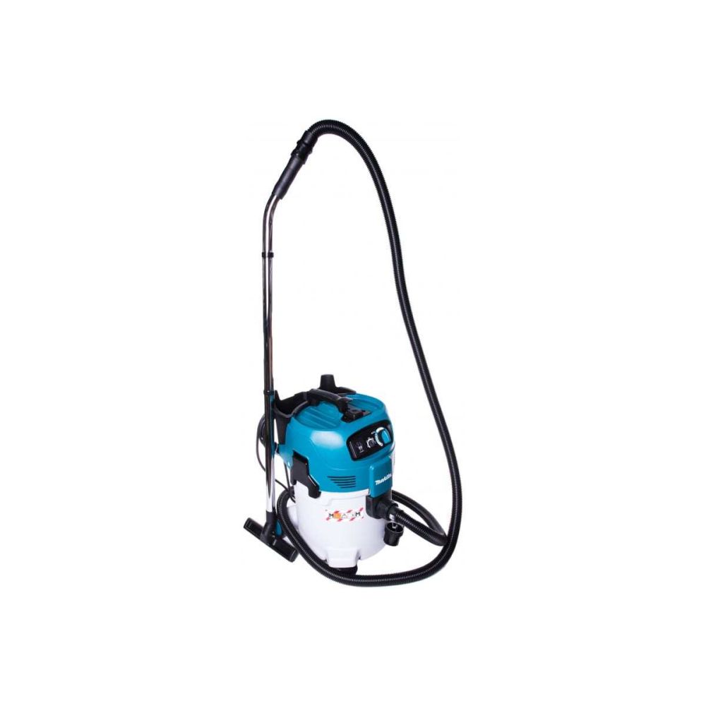 Электрический пылесос Makita VC3012L, для сухой и влажной уборки, класс пыли L