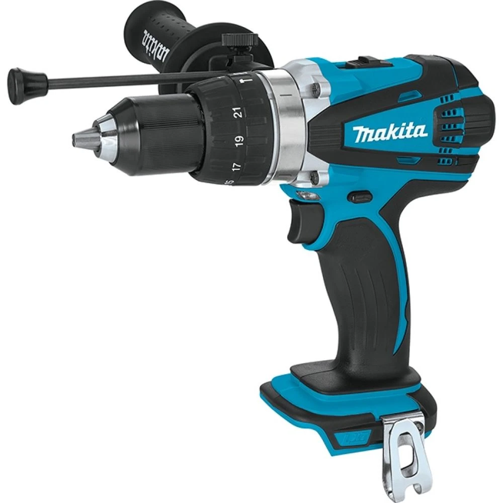 Аккумуляторная дрель-шуруповерт Makita DHP458Z, 18 В, 2000 об/мин, без АКБ и ЗУ