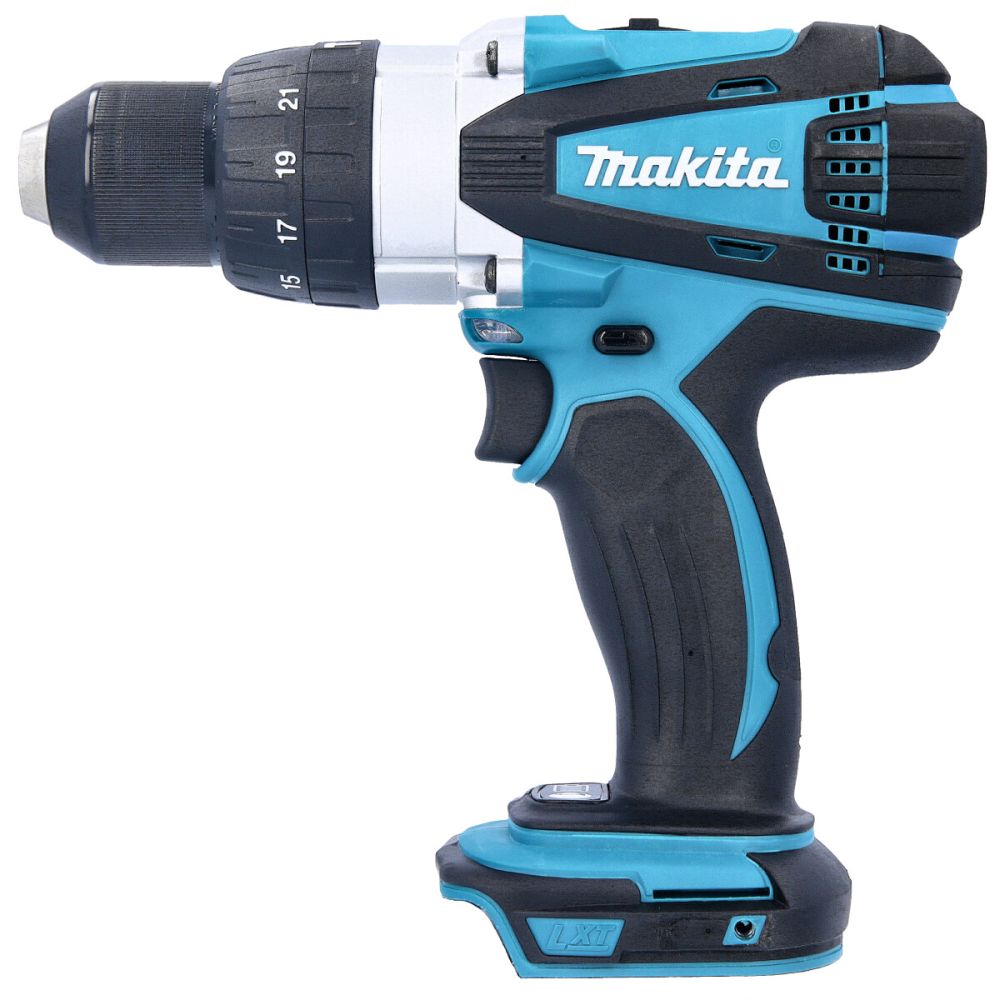 Аккумуляторная дрель-шуруповерт Makita DHP458Z, 18 В, 2000 об/мин, без АКБ и ЗУ