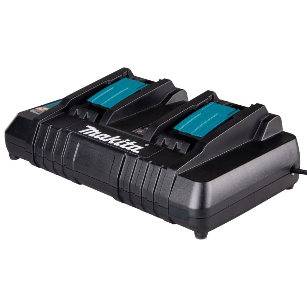 Двойное быстрое зарядное устройство Makita DC18RD, 7.2-18 В, 2x9 A (196941-7)