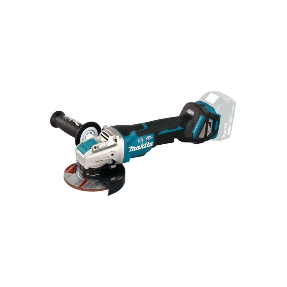 Аккумуляторная угловая шлифовальная машина Makita, 18В, 115 мм, 8500 об/мин, без АКБ и З/У, DGA469Z