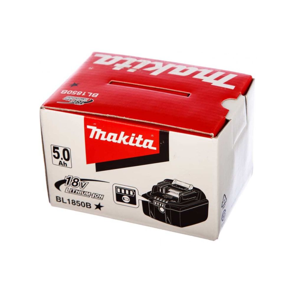 Аккумулятор Makita BL1850B, Li-Ion, 18 В, 5 Ач, 197280-8