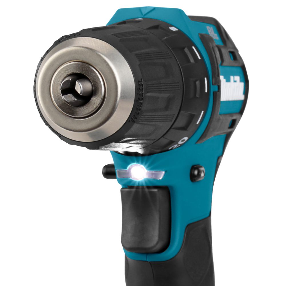 Аккумуляторная дрель-шуруповерт Makita DF332DWME, 12 В, 1500 об/мин, с 2 АКБ 4 Ач и ЗУ, в кейсе