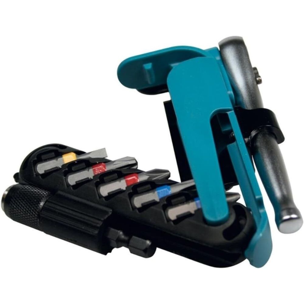Набор бит Makita, 10 шт, с магнитным держателем и трещоткой, P-79142