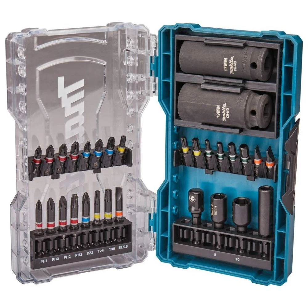 Набор бит и ударных головок Makita, 30 шт., E-07060