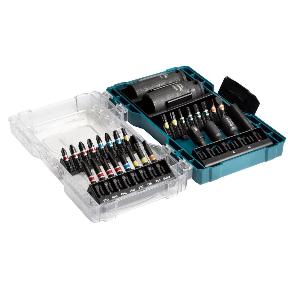 Набор бит и ударных головок Makita, 30 шт., E-07060