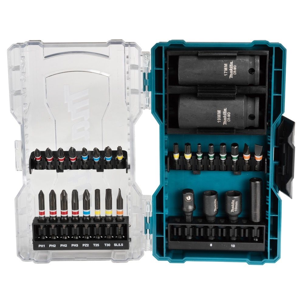 Набор бит и ударных головок Makita, 30 шт., E-07060