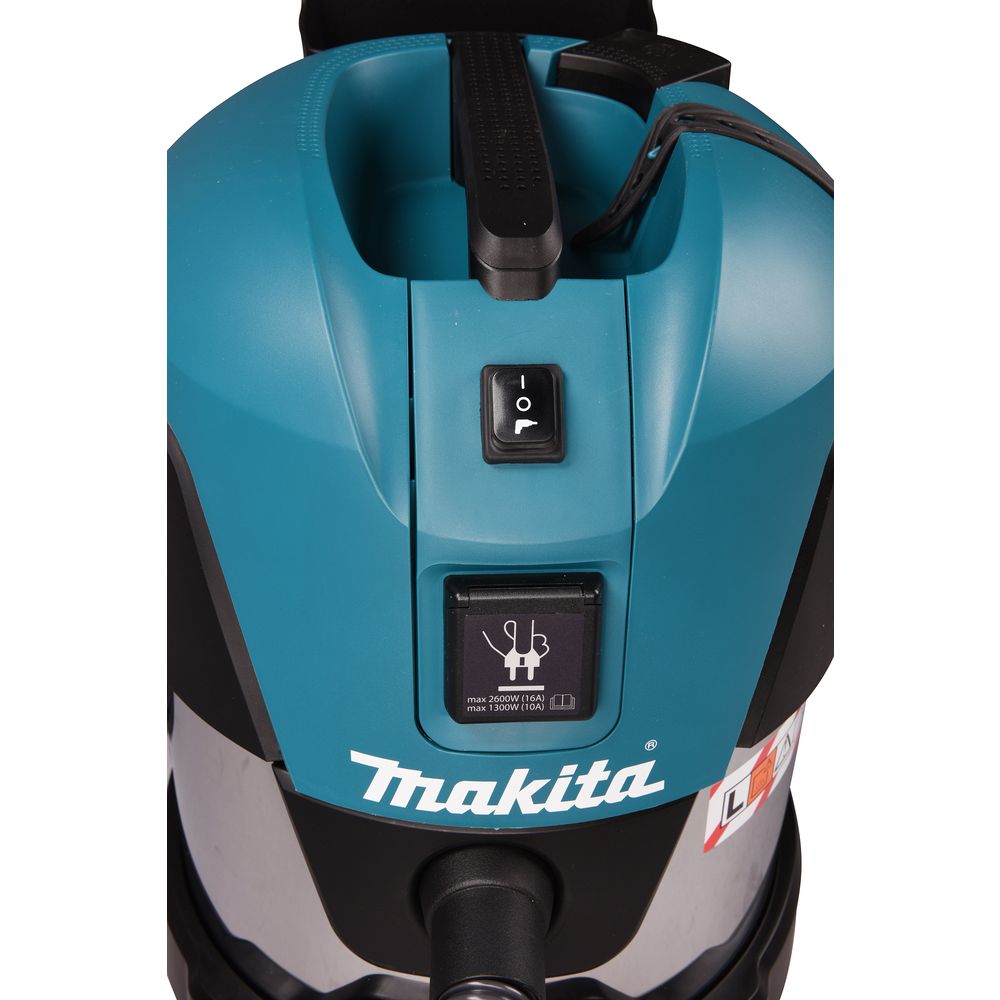 Электрический пылесос Makita VC2012L, для сухой и влажной уборки, класс пыли L