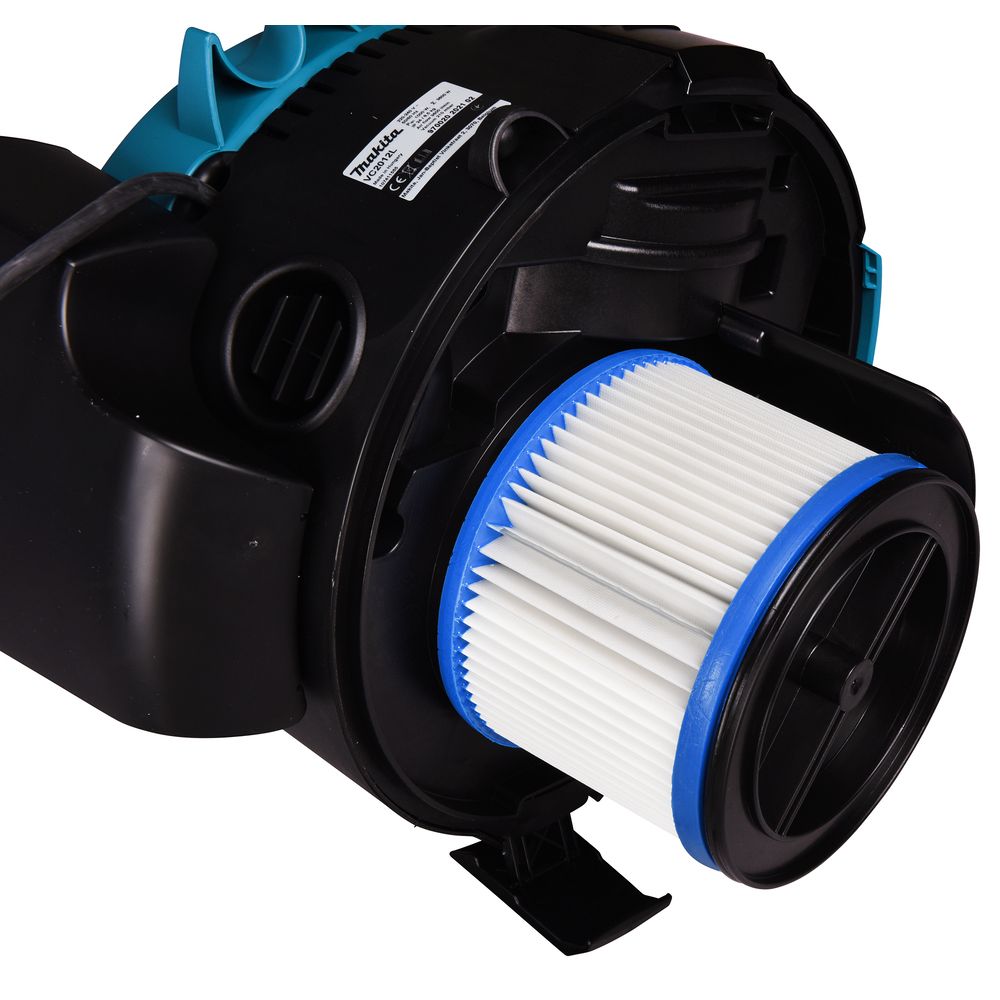 Электрический пылесос Makita VC2012L, для сухой и влажной уборки, класс пыли L