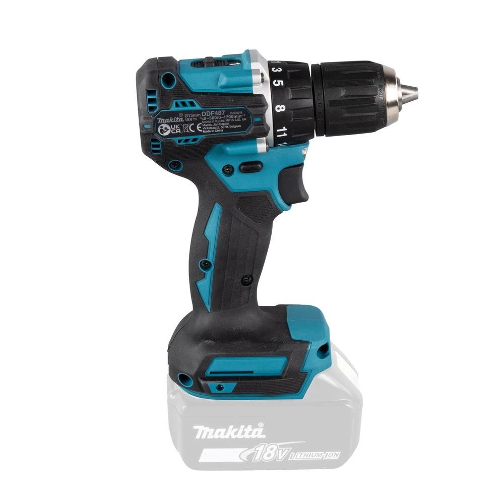 Аккумуляторная дрель-шуруповерт Makita DDF487Z, без АКБ и ЗУ