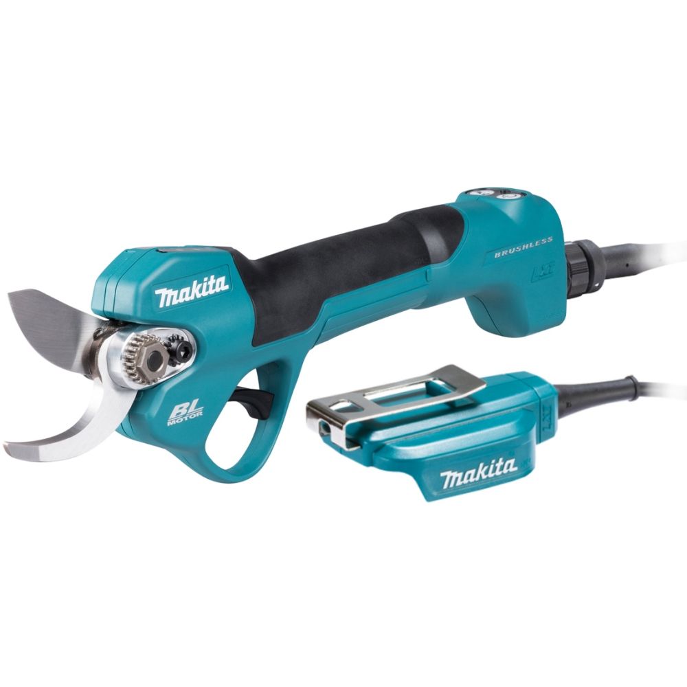 Аккумуляторный секатор Makita DUP180Z, 18 В, рез до 30 мм, с выносной батареей, без АКБ и ЗУ