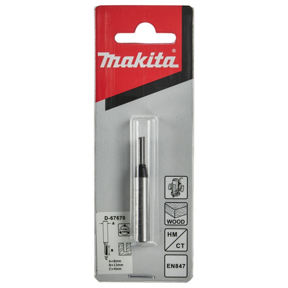 Фреза Makita пазовая "Standard", 4х51х13 мм (D-67670)