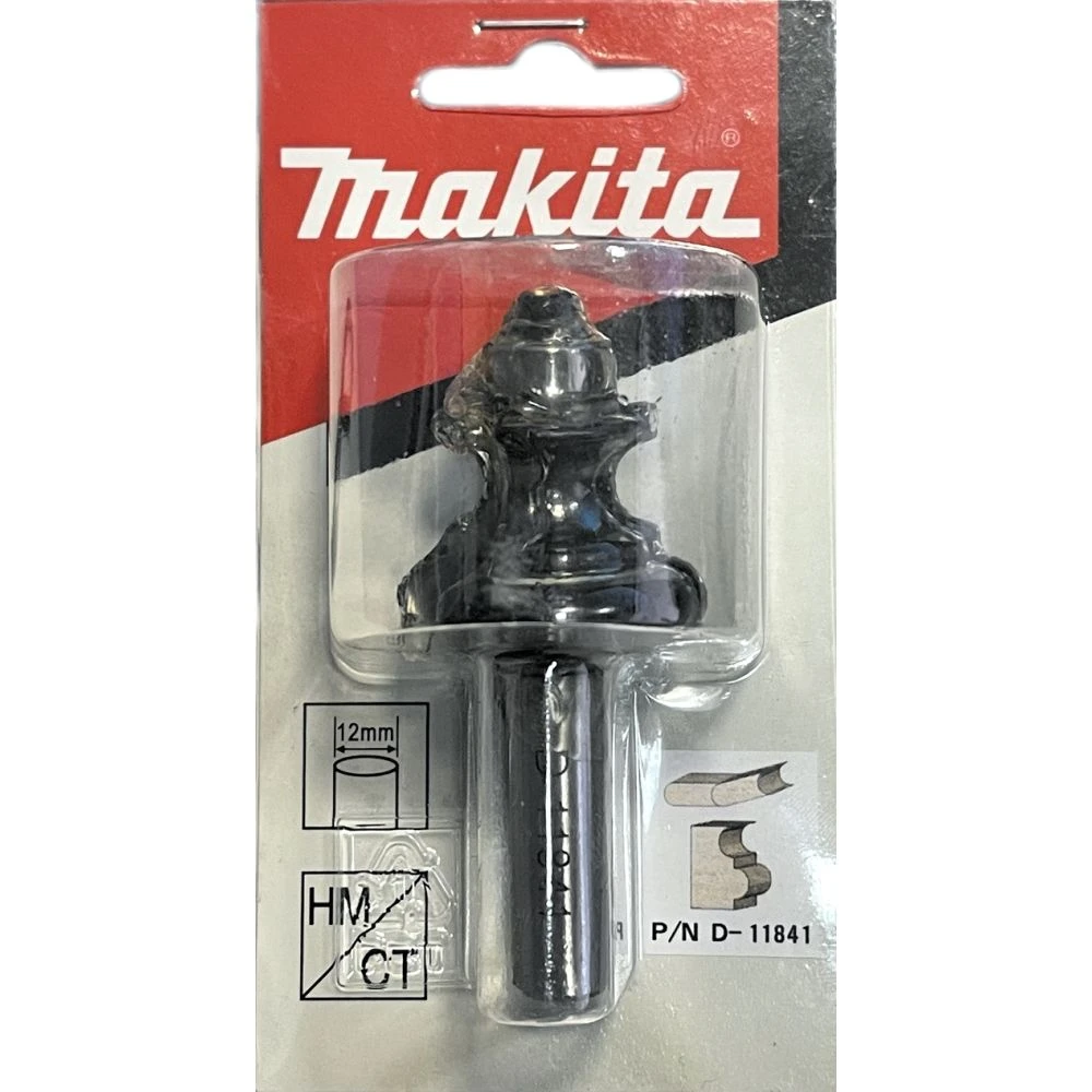 Фреза кромочная фигурная Makita 31.8х25, 4х12х38х2Т, D-11841