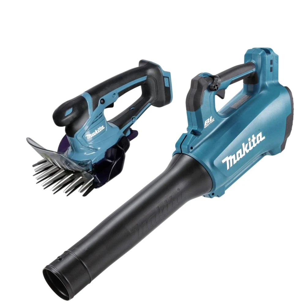 Аккумуляторный набор садовой техники Makita, 18 В: садовые ножницы DUM604 + воздуходув DUB184, без АКБ и ЗУ