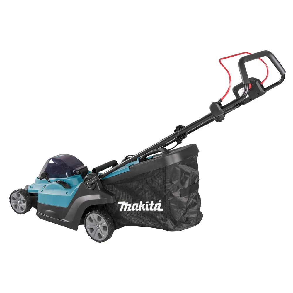 Аккумуляторная газонокосилка Makita LM003GM103, 40 В, 3800 об/мин, 40 л, с АКБ 4 Ач и ЗУ