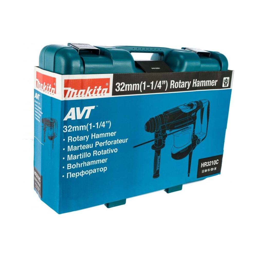 Перфоратор Makita SDS +, 850 Вт, 32 мм, 5.5 Дж, HR3210C