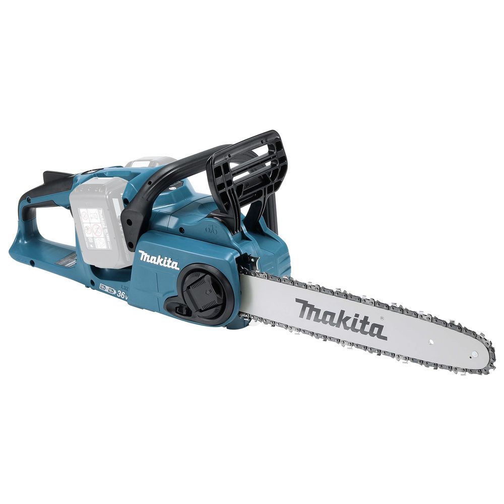 Аккумуляторный набор садовой техники Makita, 18 В: газонокосилка DLM539 + цепная пила DUC353, без АКБ и ЗУ