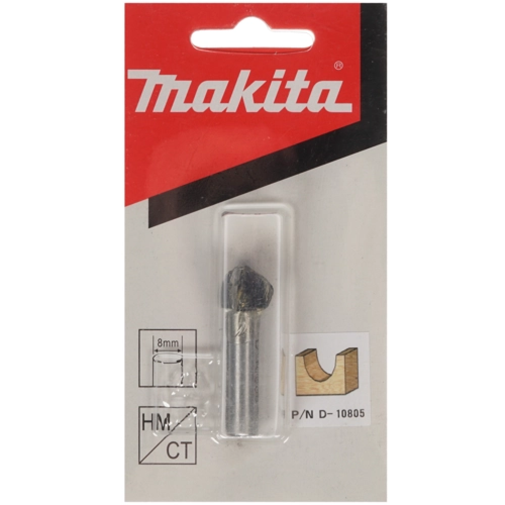 Фреза пазовая галтельная Makita 6R 12х9, 5х8х32х2Т, D-10805