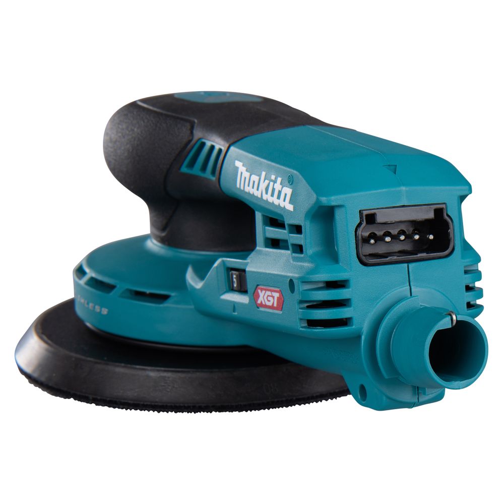 Аккумуляторная эксцентриковая шлифмашина Makita BO002CGZ, 40 В, 150 мм, 10000 кол/мин, с выносной батареей, без АКБ и ЗУ