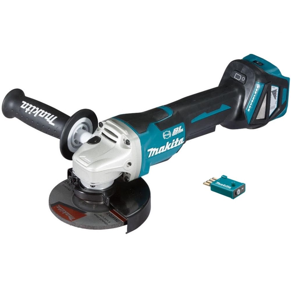 Аккумуляторная угловая шлифмашина Makita, 18 В, 125 мм, 8500 об/мин, без АКБ и ЗУ, DGA518ZU