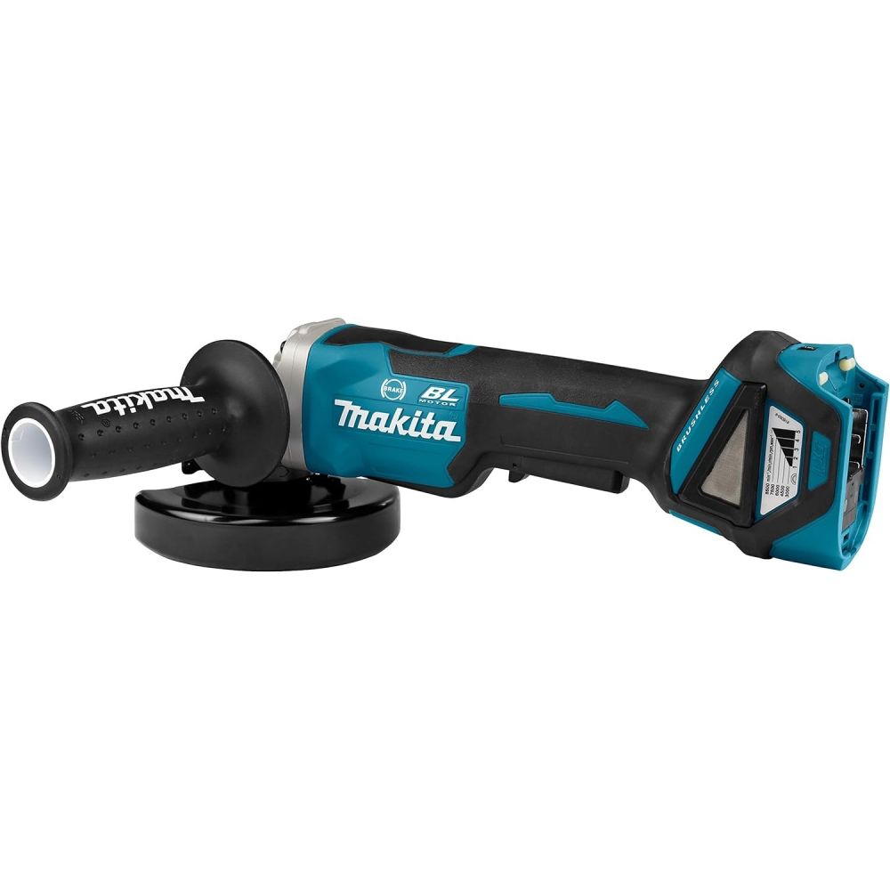 Аккумуляторная угловая шлифмашина Makita, 18 В, 125 мм, 8500 об/мин, без АКБ и ЗУ, DGA518ZU