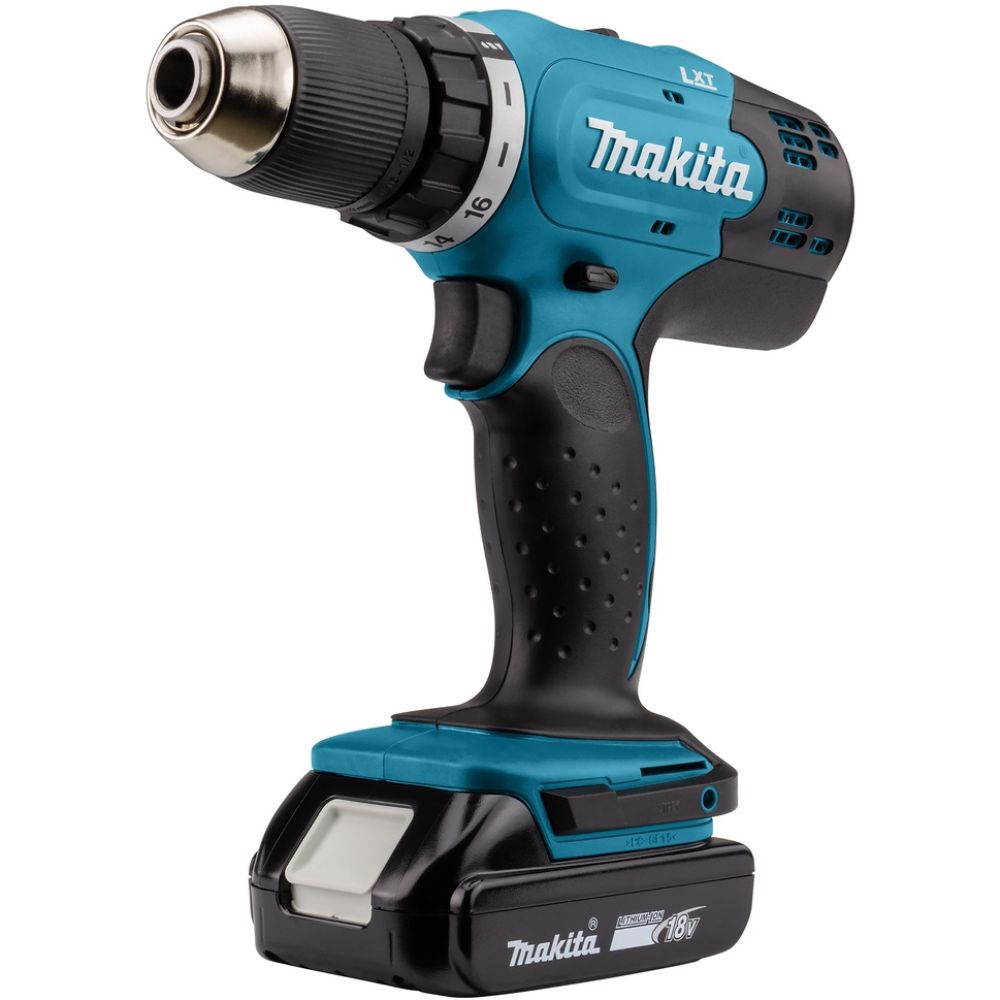 Аккумуляторная дрель-шуруповерт Makita DDF453SYX5, 18 В, 1300 об/мин, с АКБ 1.5 Ач и ЗУ