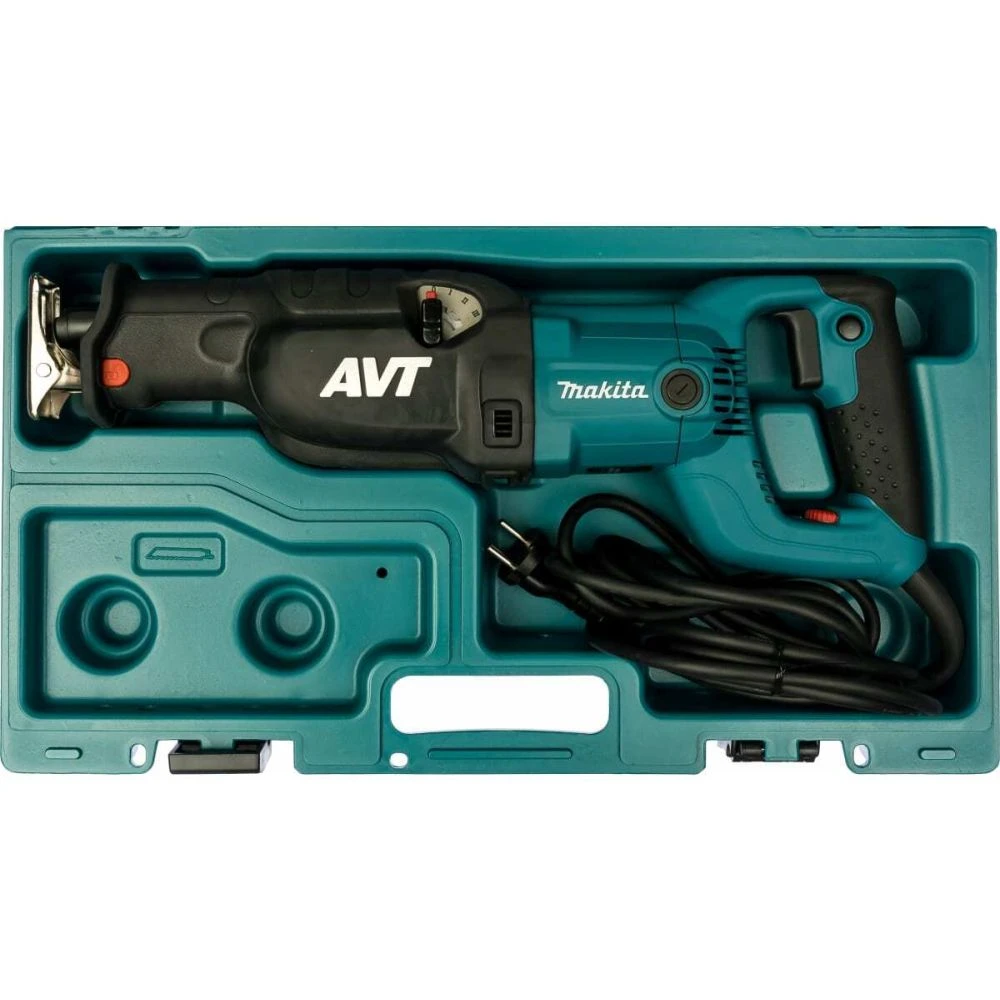 Набор Makita: сабельная пила JR3070CT, 1510 Вт, 2800 ход/мин + перчатки "Механик" PGH-160350-L + защитные очки PGW-180110, прозрачные, PT1050