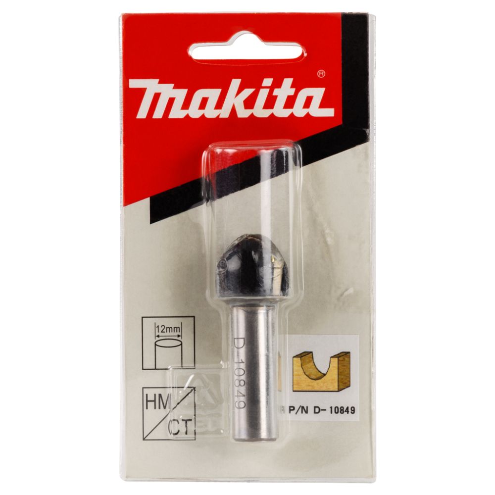 Фреза пазовая галтельная Makita 10R 20х16х12х38х2Т, D-10849
