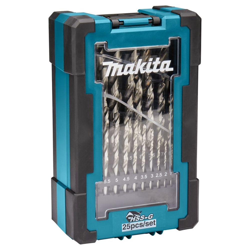 Набор сверл по металлу Makita HSS 1-13 мм, 25 шт., D-67555