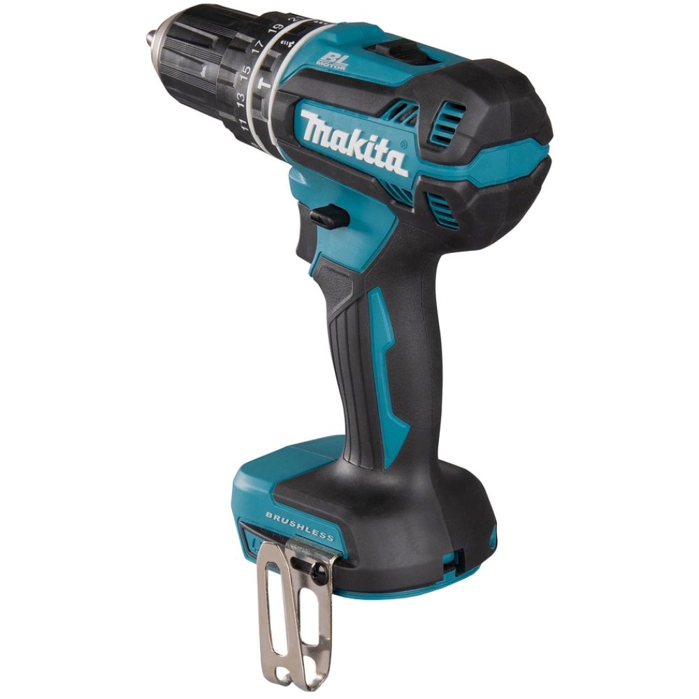 Аккумуляторная ударная дрель-шуруповерт Makita DHP485ZJ, 18 В, 1900 об/мин, 28500 уд/мин, без АКБ и ЗУ, в кейсе MakPac