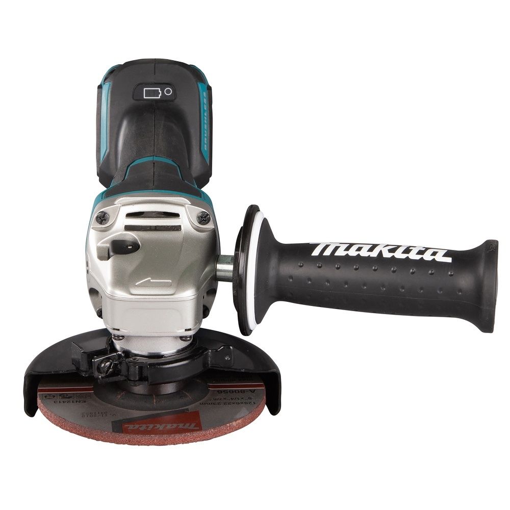 Аккумуляторная угловая шлифмашина Makita, 18 В, 125 мм, 8500 об/мин, без АКБ и ЗУ, DGA508Z