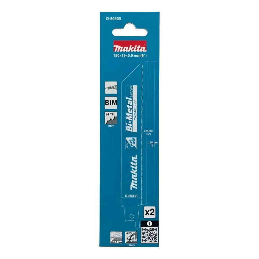 Полотно для сабельной пилы Makita D-80335, по металлу, 50 шт. (D-80335-25)