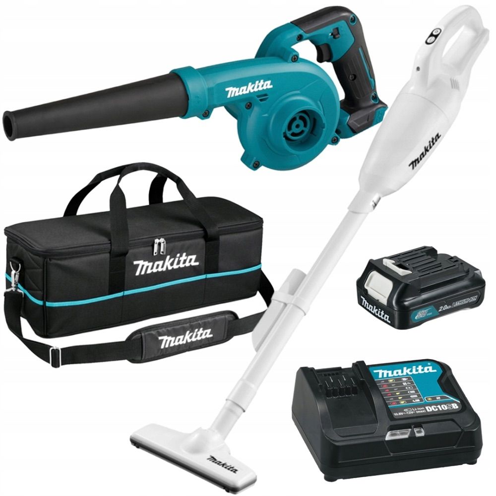 Набор: вертикальный пылесос + воздуходув Makita CLX245SAX1, 12 В