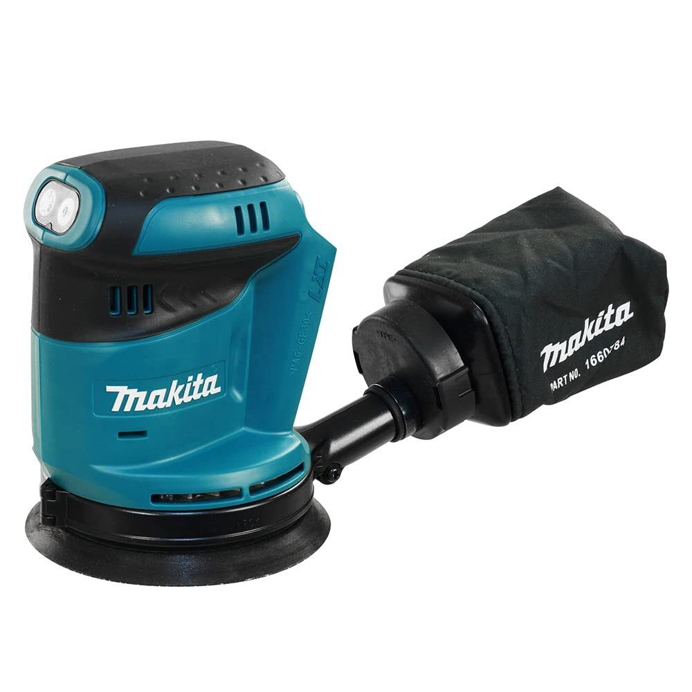 Эксцентриковая шлифмашина Makita DBO180Z, 18 В, 125 мм, 11000 об/мин, без АКБ и ЗУ
