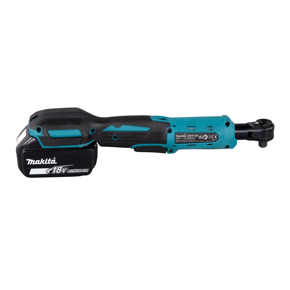 Аккумуляторная угловая трещотка Makita DWR180RF, 800 об/мин, с АКБ 3 Ач и ЗУ