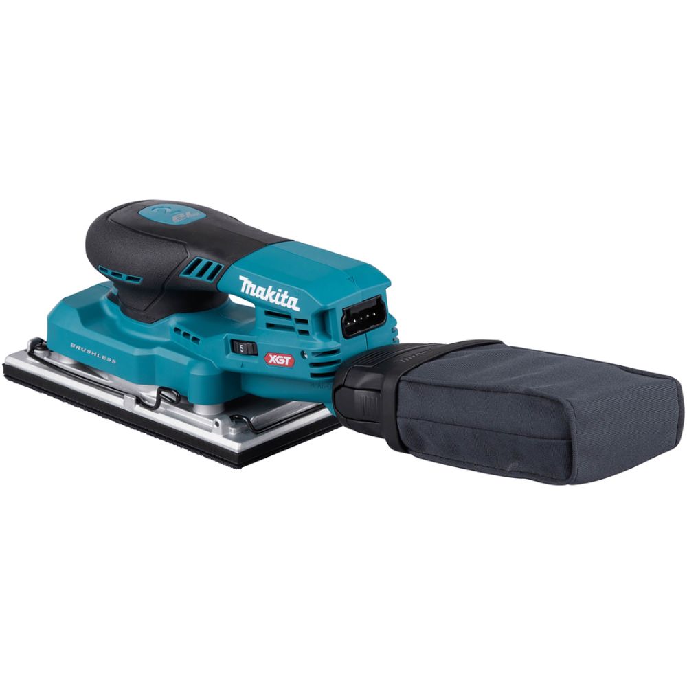 Аккумуляторная плоскошлифовальная машина Makita BO007CGZ, 40 В, 12000 кол/мин, с выносной батареей, без АКБ и ЗУ