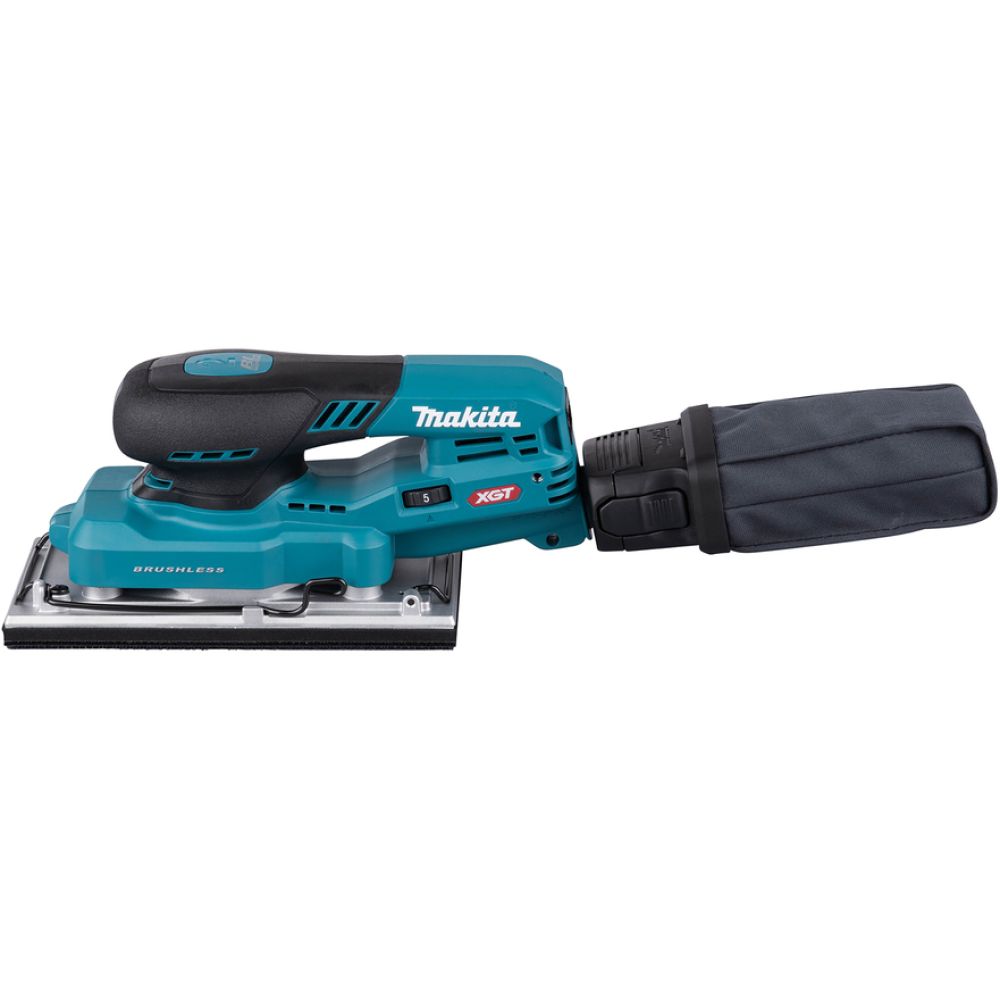 Аккумуляторная плоскошлифовальная машина Makita BO007CGZ, 40 В, 12000 кол/мин, с выносной батареей, без АКБ и ЗУ
