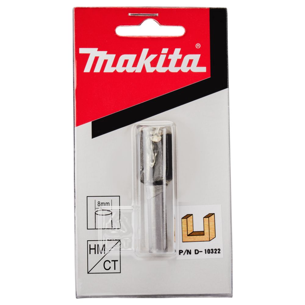 Фреза пазовая с 2 режущими кромками Makita 16х20х8х32х2Т, D-10322