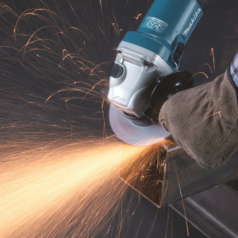 Угловая шлифмашина Makita GA5040RF01, 1100 Вт, 125 мм, 11000 об/мин
